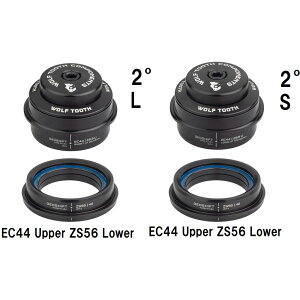 EtgD[X EC44 Upper ZS56 Lower GeoShift 2° Performance Angle Headset