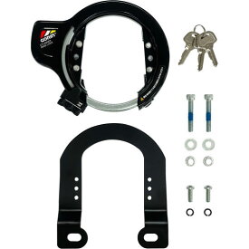 ゴリン ヘルメットロック大型シリンダー式リング錠 ブラック (クロスバイク/MTB・CTB向け)