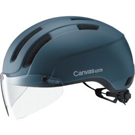 OGKカブト キャンバス スマート(CANVAS-SMART) マットアッシュネイビー ヘルメット UV CUTシールド付