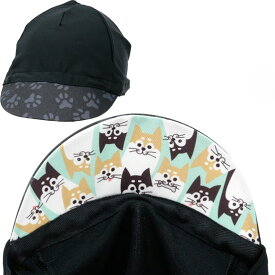 パールイズミ 【470K】 コールドシェイド サイクルキャップ ファニー柴犬 PEARLIZUMI