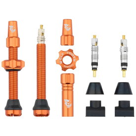 ウルフトゥース チューブレスバルブ ステムキット オレンジ