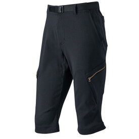 パールイズミ 【9160】ストレッチ クロップド カーゴ 1.ブラック PEARLIZUMI