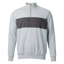 パールイズミ 【9340-BL】クラシック ハーフジップ スウェット (15℃対応) 2.グレー PEARLIZUMI