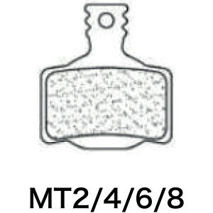 u[LO BRAKE PAD ORGANIC MAGURA MT2/4/6/8