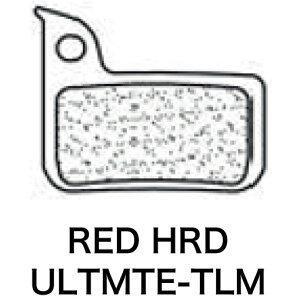 u[LO BRAKE PAD CARBO METALLIC SRAM RED HRD/LEVEL ULTMTE-TLM