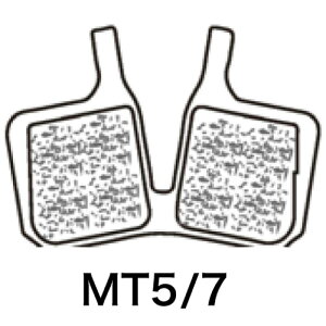 u[LO BRAKE PAD CARBO METALLIC MAGURA MT 5/7