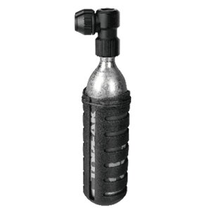 トピーク ナノ エアーブースター L ネジ付25gCO2カートリッジ1本、CO2カートリッジシェル付