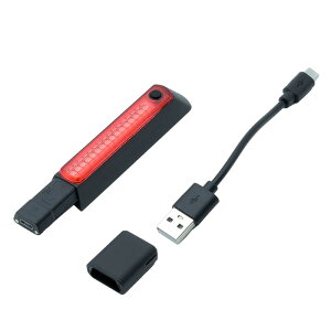 BMC Rear Light 20 StVZO USB�[�d���e�[�����C�g �u���b�N 24�`