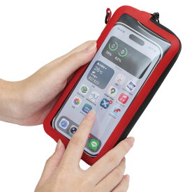 【即納】R250 防水スマートウォレットクリア SL レッド