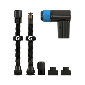 【店内全品P10倍!要エントリー9/11まで】Clikvalve CLIK チューブレスバルブ＆ポンプヘッドキット 60mm [CKB]