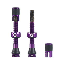 【店内全品P10倍!要エントリー9/11まで】Clikvalve チューブレスバルブセット パープル [CKB]