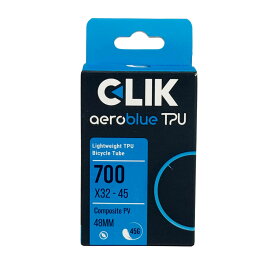 【店内全品P10倍!要エントリー9/11まで】【即納】Clikvalve CLIK AEROBLUE TPU TUBE COMPOSITE PV 700×32-45 48MM [CKB]