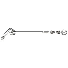 シマノ クイックリリース一式 173 mm（6-13/16インチ） FH-T670