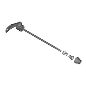 シマノ クイックリリース一式 163 mm（6-13/32インチ） WH-R501