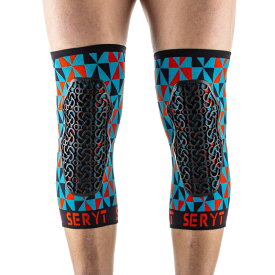 SERYT(セリット) FLOW KNEE PROTECTION アルレッキーノ ライトブルー レッド