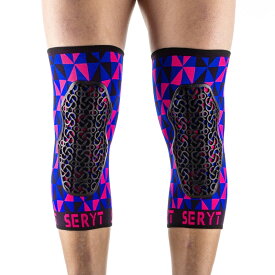 SERYT(セリット) FLOW KNEE PROTECTION アルレッキーノ ピンクブルー