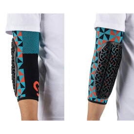 SERYT(セリット) FLOW ELBOW PROTECTION アルレッキーノ ライトブルー レッド