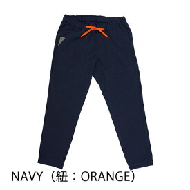 リンプロジェクト 【3219】BIKE and PANTS LONG ネイビー(紐オレンジ) ロングパンツ 日傘のように涼しい サラッと風が抜ける COOLMAX シアサッカー
