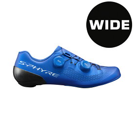 シマノ S-PHYRE(SH-RC910) ブルー ワイドフィット SPD-SL/SPD-SLR シューズ