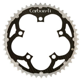 CarbonTi チェーンリング 110mm アウター （シマノ用） シルバー 【自転車】【ロードレーサーパーツ】