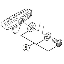 【M便】[9]シューホルダー固定ボルトユニット(M5×11.2)