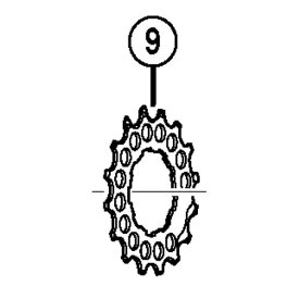 【M便】[9]16Tギア 11-25T、12-25T用