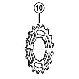 【M便】[10]17Tギア(12-25T、12-28T用)