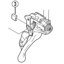 [3]メインレバーサポートL(左用)