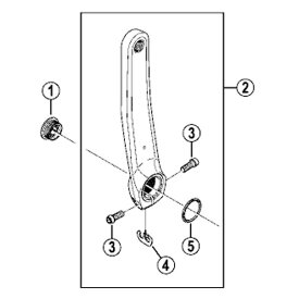 [2]左クランク 170mm