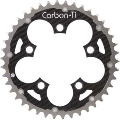 送料無料 CarbonTi チェーンリング 94 一部予約 アウター チタン 42T 柔らかい マウンテンバイクパーツ 自転車 カーボン