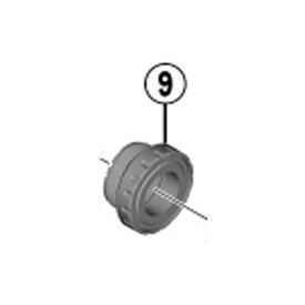 [9]右アダプター（B.C.1.37”×24T）英ネジ （BB-RS500）