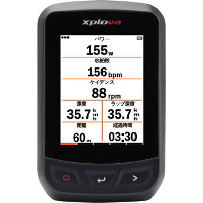 XPLOVA X3 使い勝手の良い 交換無料 サイクリングコンピューター GPS