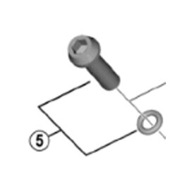 [5]取付ボルト（M5×17） & Oリング