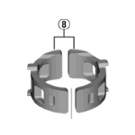 [8]バンドアダプター2個（28.6mm）S