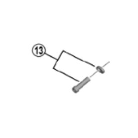 [13]エンドアジャストボルト（M4×14.1） & プレート