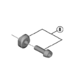 [8]取付ボルト（M5×15） & 取付座金