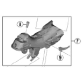 [7]ブラケットユニット（左用）