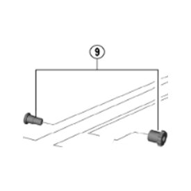 [9]チェーンガイドナット＆交換ボルト