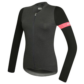 【SALE】ドットアウト レディース Block Long Sleeve W Jersey 850.メランジダークグレー
