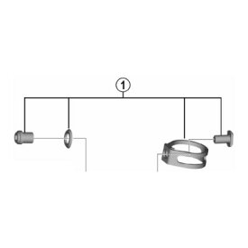 [1]取付バンドユニット（φ23.8mm〜φ24.2mm）