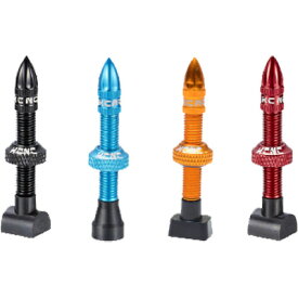 【SALE】KCNC アルミチューブレスバルブ 100mm 35mmスレッド 2個入り [KCNCS]