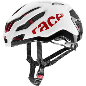 ウベックス RACE9 ホワイト/レッド ヘルメット UVEX