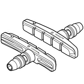 【M便】シマノ BR-M770 M70R2 カートリッジブレーキシューセット（ペア）