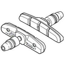 【M便】シマノ BR-M760/M580/M570/ M570/M530/MX70 M70T4 Vブレーキシューセット（左右ペア）