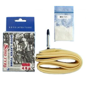 【店内全品P10倍!要エントリー8/11まで】ソーヨー 700×23〜25C(仏式バルブ42mm(48mm)) WO ラテックスチューブ