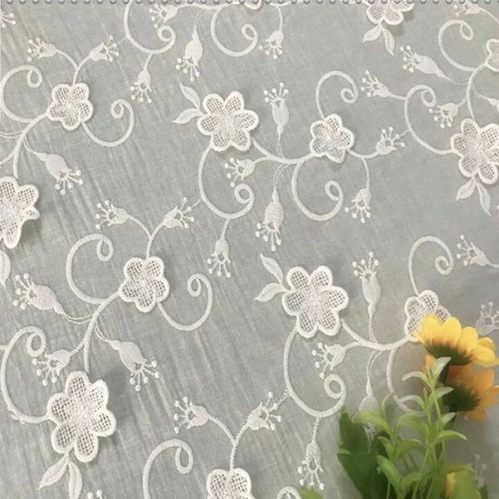 楽天市場 綿レース生地 マスク用生地 綿100 A028 カット 立体花柄 刺繍 コットンレース ワークレース 130cm 45cm 生地 刺繍レース レース生地 刺繍レース生地 綿レース マスク生地 手作りマスク 手芸用品 ハンドメイド 手作り マスク マスク用 おしゃれ Worldfine楽天