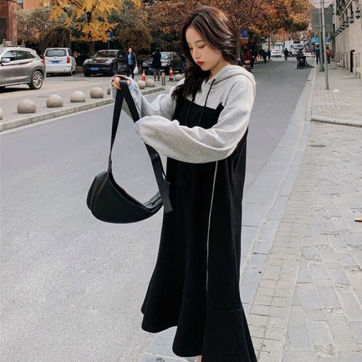 楽天市場 トレーナーワンピース ロング トレーナーワンピ スウェットワンピース スウェットワンピ ロングトレーナー ロングスウェット ロングワンピース ロングワンピ フード付きワンピース 大人 体型カバー 春 カジュアル 大きいサイズ ゆったり L Xl 2xl 3xl 4xl 代