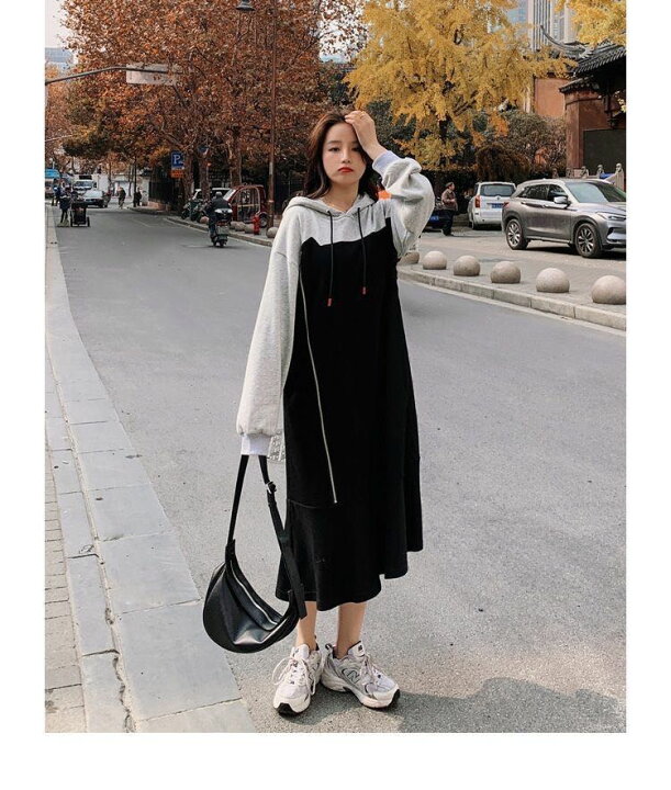 楽天市場 トレーナーワンピース ロング トレーナーワンピ スウェットワンピース スウェットワンピ ロングトレーナー ロングスウェット ロングワンピース ロングワンピ フード付きワンピース 大人 体型カバー 春 カジュアル 大きいサイズ ゆったり L Xl 2xl 3xl 4xl 代