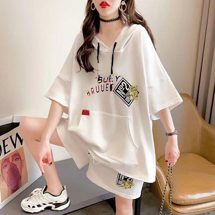 楽天市場】Tシャツ+ショートパンツ 2点セット セットアップ 上下セット  