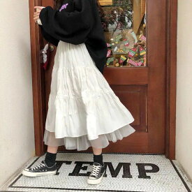 楽天市場 白 スカートフレアの通販